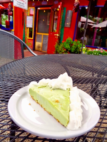 Frozen avocado lime pie at Orlando’s New Mexican Cafe in Taos, New Mexico
